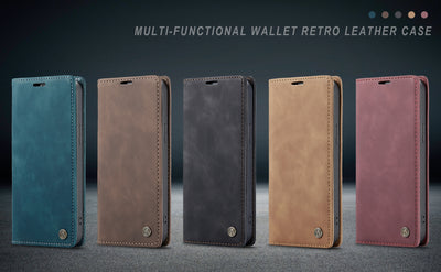 Funda Magnética de Cuero para Teléfono con Cartera Integrada - Image 28