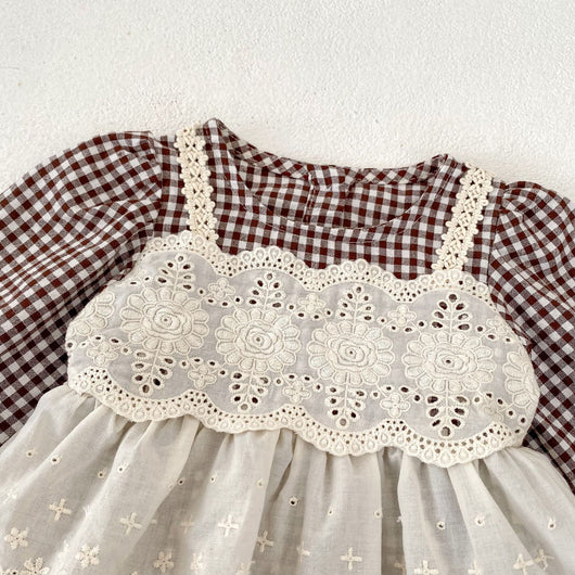 Enterizo Elegante para Bebé Niña con Encaje y Falda Triangular - Image 18