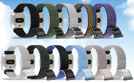 Correa Nylon Velcro Compatible con Versa 2 y Sense 2 - Image 30