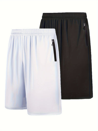 Pack 2 Shorts Deportivos Hombre Secado Rápido con Cintura Elástica - Image 13
