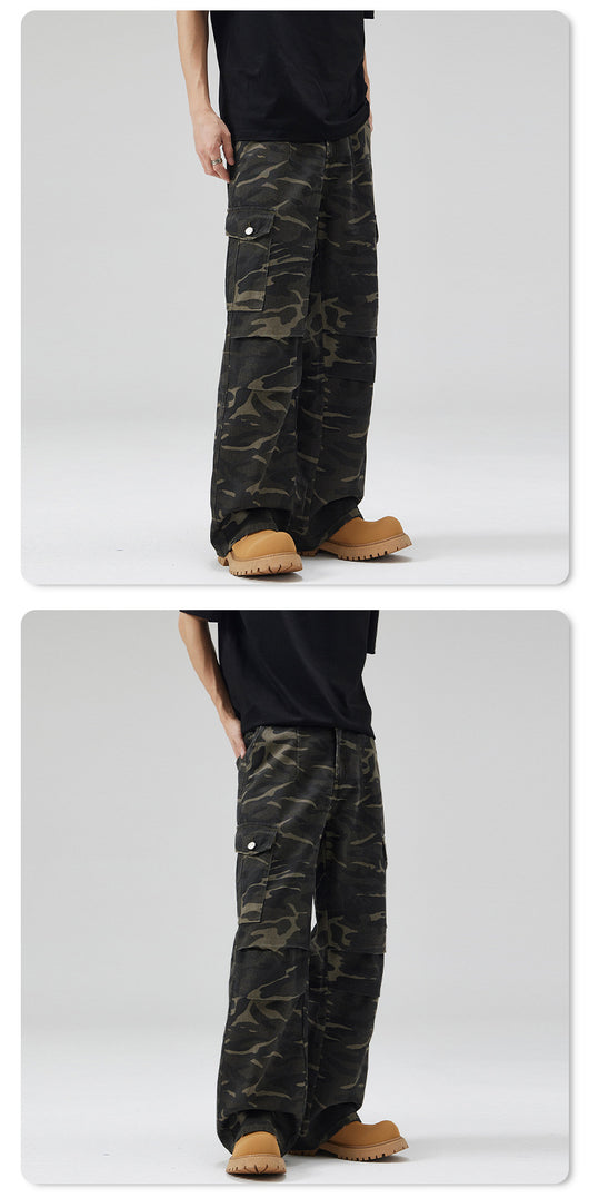 Pantalones Cargo Tácticos Paracaidista con Múltiples Bolsillos Hombre y Mujer - Image 9