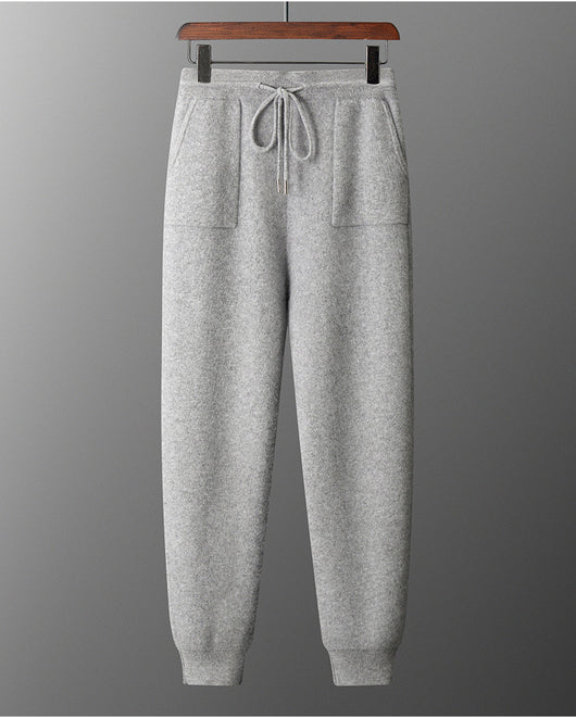 Conjunto de Sudadera con Capucha y Pantalón Tejido de Color Liso para Hombre - Image 26