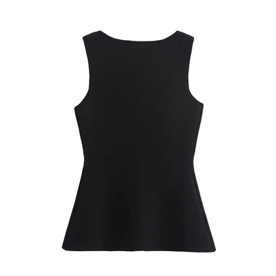 Chaleco de Punto Minimalista Europeo y Americano - Image 25