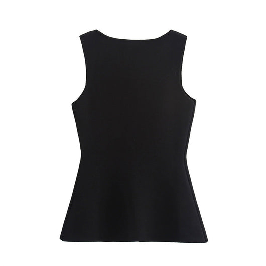 Chaleco de Punto Minimalista Europeo y Americano - Image 25