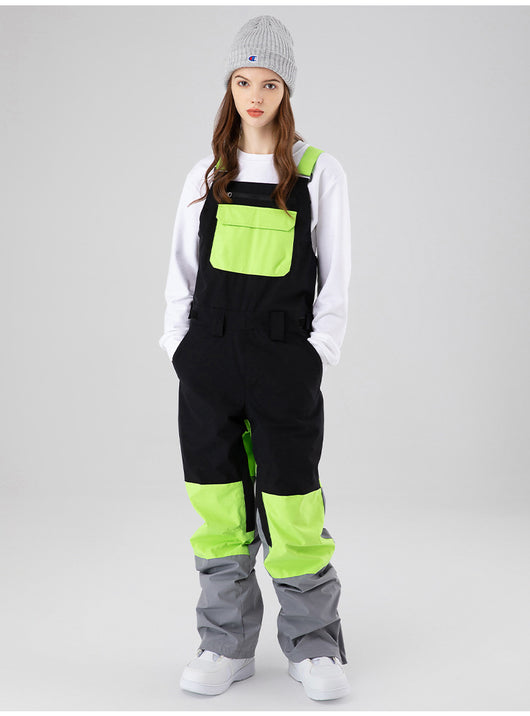 Traje de Esquí Impermeable Bicolor con Refuerzos Duraderos - Image 24
