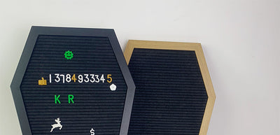Pizarra Decorativa de Fieltro y Madera para Mensajes y Fotografía - Image 7