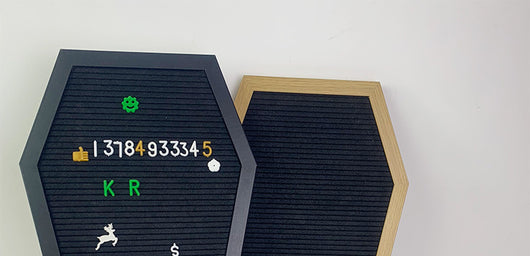 Pizarra Decorativa de Fieltro y Madera para Mensajes y Fotografía - Image 7