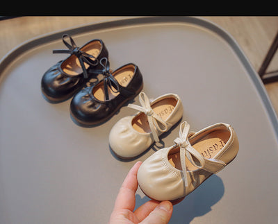 Zapatos Escolares Infantiles Estilo Coreano con Moño Negro - Image 16