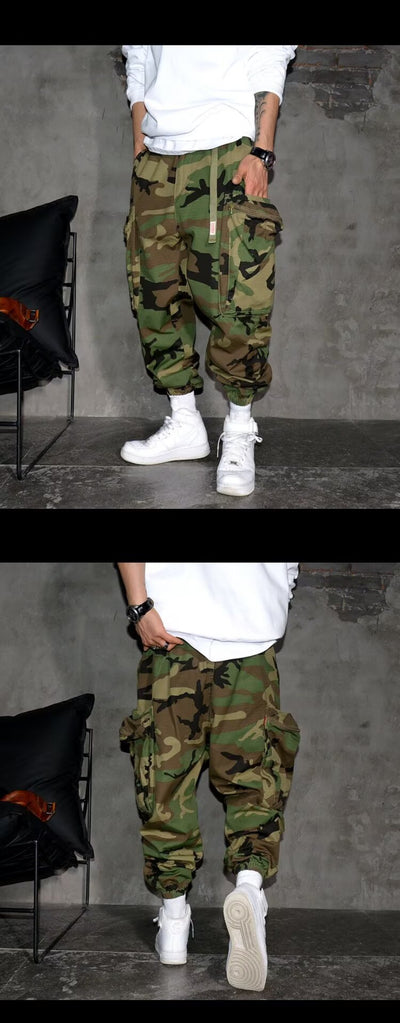 Pantalones de Trabajo Casual Camuflaje Retro para Hombre - Image 19