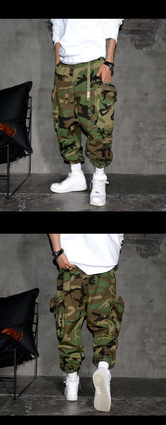 Pantalones de Trabajo Casual Camuflaje Retro para Hombre - Image 19