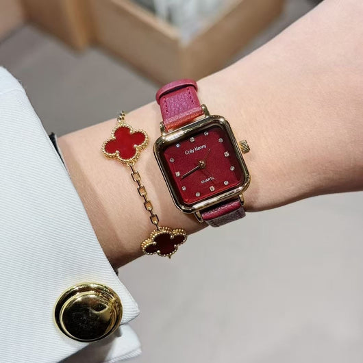 Reloj Elegante Alloy Ankela Rojo para Mujer - Image 40
