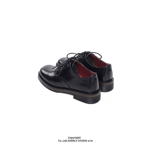Zapatos de Cuero Bicolor con Suela Gruesa para Hombre - Casual y Profesional - Image 19