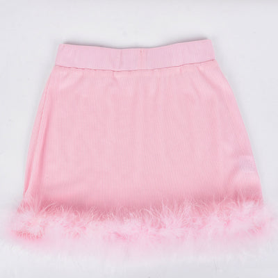 Conjunto Crop Top y Falda Corta Calados para Mujer - Image 17