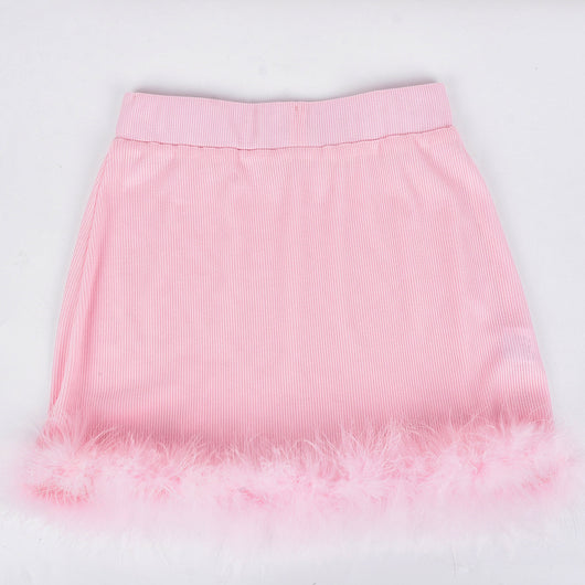 Conjunto Crop Top y Falda Corta Calados para Mujer - Image 17