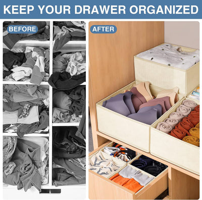 Caja de Almacenamiento de Escritorio sin Tapa - Organizador de Tela Resistente - Image 21