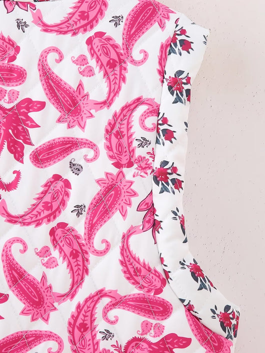 Chaleco Acolchado de Algodón con Estampado Street y Costuras Decorativas - Image 17
