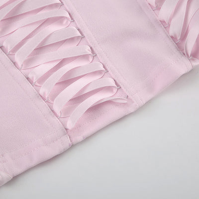 Chaleco Halter con Control de Cintura y Cordones - Diseño Veraniego para Mujer - Image 42