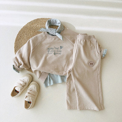 Suéter Infantil Oversize con Bordado de Letras - Manga Larga Cuello Redondo - Image 24