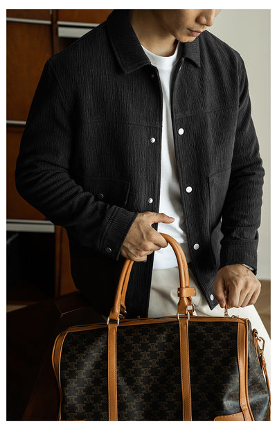 Chaqueta Texturizada Premium para Hombre - Otoño e Invierno - Image 18