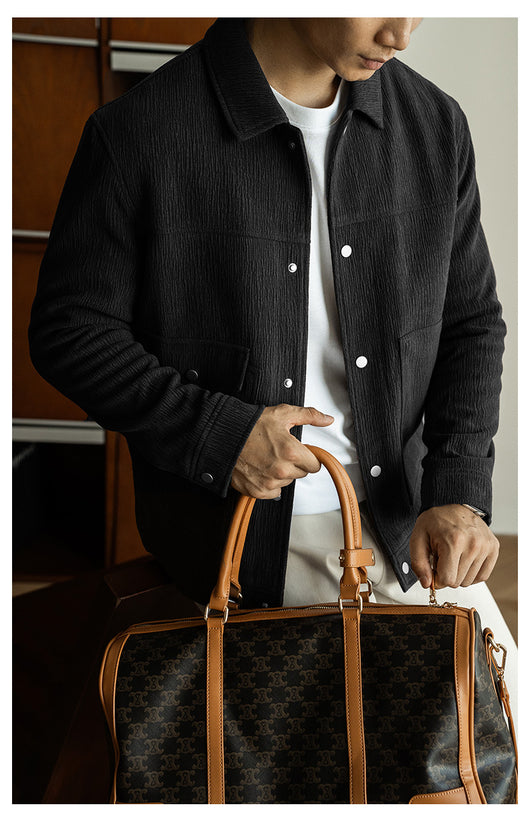 Chaqueta Texturizada Premium para Hombre - Otoño e Invierno - Image 18