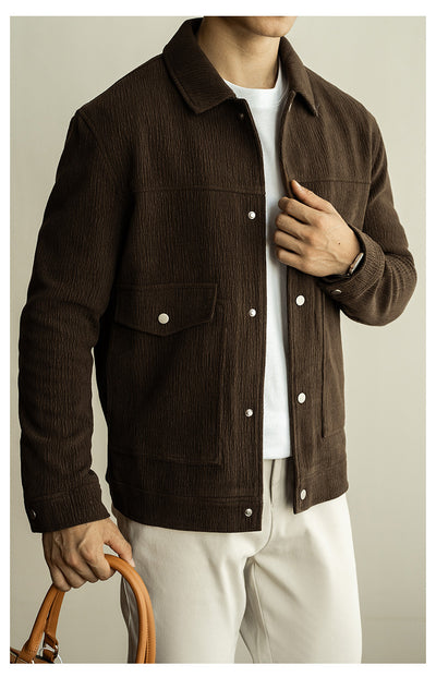 Chaqueta Texturizada Premium para Hombre - Otoño e Invierno - Image 12