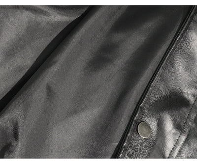 Chaqueta de Plumón Blanco Estilo Americano con Detalles de Cuero PU - Image 51