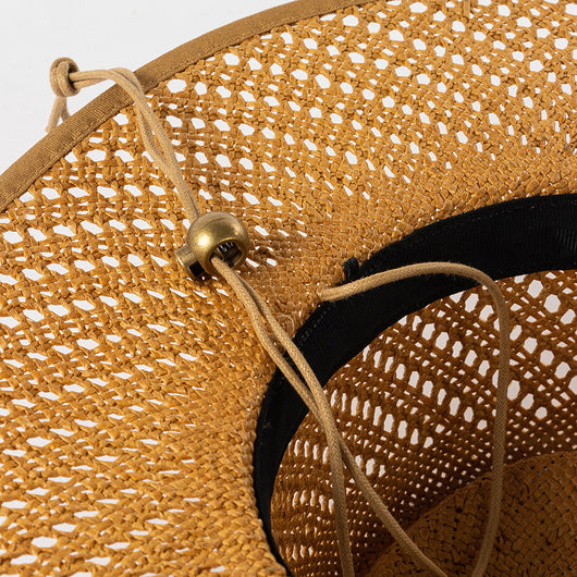 Sombrero de Paja Tejido con Encaje y Ala Ancha para Primavera y Verano - Image 21