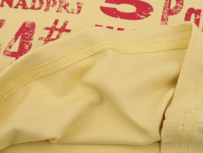 Playera Retro Casual con Estampado de Letras para Mujer - Image 8