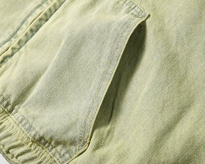 Chamarra de Mezclilla Suelta con Cierre para Hombre - Image 30