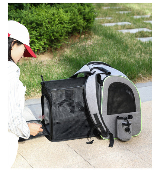 Mochila Transportadora para Gatos con Bolsa Extensible - Image 35