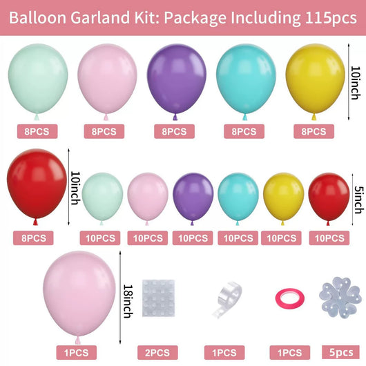 Set de Decoración con Globos para Fiesta Infantil de Cumpleaños - Image 38