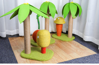 Árbol Rascador para Gatos con Fibra de Coco y Plataformas de Escalada - Image 11