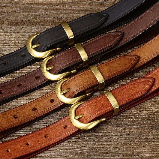 Cinturón de Cuero Genuino para Mujer - Diseño Retro Versátil - Image 11