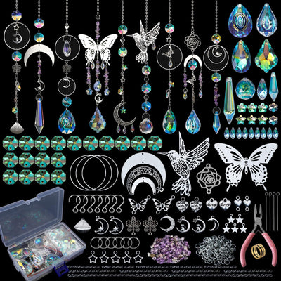 Kit de Decoración Navideña de Cristal Artesanal para Ventanas y Jardín - Image 19