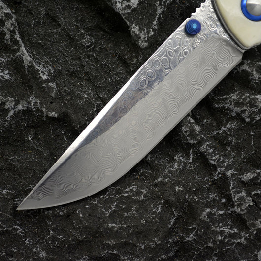 Cuchillo Plegable de Acero Damasco Premium - Portátil y Resistente - Image 26