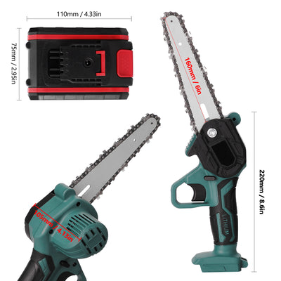 Mini Motosierra Eléctrica de Mano con Batería de Litio - Image 11
