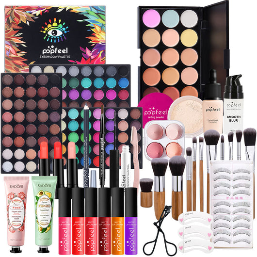 Paleta Portátil de Sombras y Brillo Labial Multifuncional - Image 19