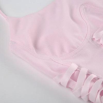 Chaleco Halter con Control de Cintura y Cordones - Diseño Veraniego para Mujer - Image 46