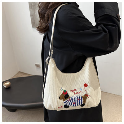 Bolso Tote Retro de Gran Capacidad para Mujer - Bolsa Casual de Hombro - Image 26