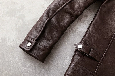 Saco de Vestir Marrón Oscuro para Hombre Talla Grande con Solapa Clásica - Image 23