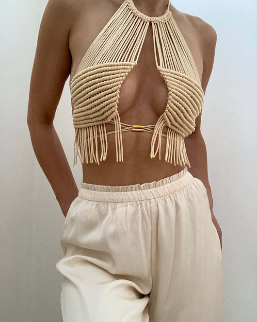 Top Bikini Playero con Borlas para Mujer - Image 8