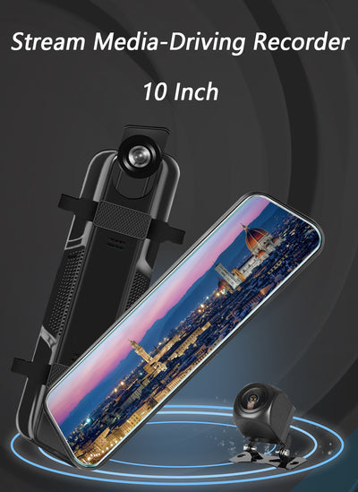 Espejo Retrovisor con Cámara Dashcam Dual Frontal y Trasera - Image 17