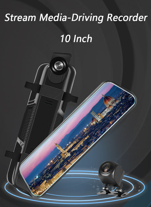 Espejo Retrovisor con Cámara Dashcam Dual Frontal y Trasera - Image 17