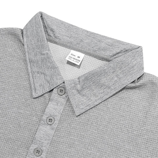 Polo Casual de Manga Larga Slim Fit con Textura Waffle - Image 40