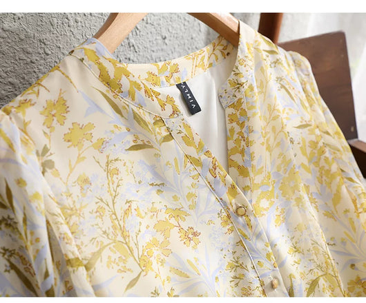 Vestido Floral de Gasa Francesa - Image 50