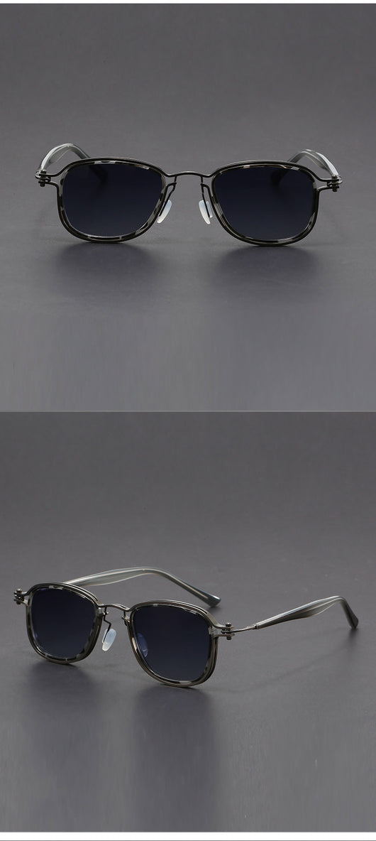 Gafas de Sol Retro Marco Cuadrado Metal - Image 14