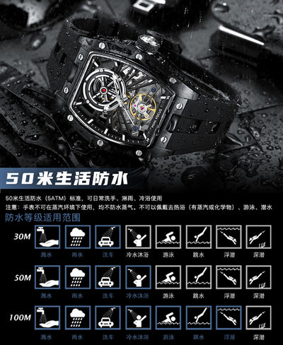 Reloj Automático de Acero Inoxidable con Caja Hueca para Hombre - Image 23