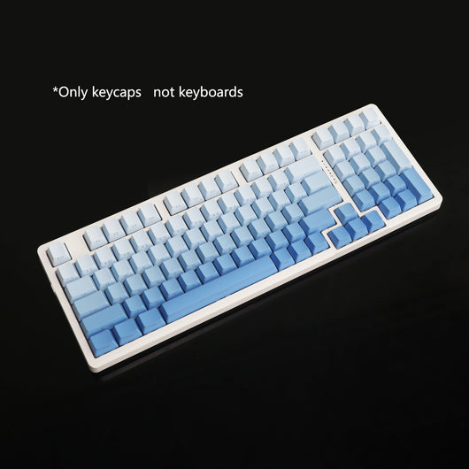 Teclado Mecánico Transparente con Degradado de Rubor y Grabado Lateral - Image 19
