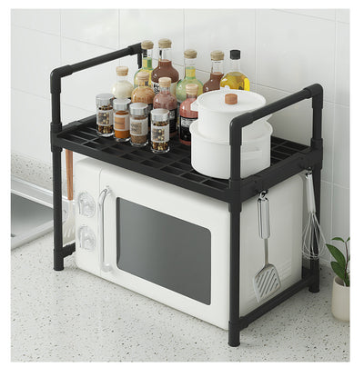 Organizador Microondas Doble Nivel con Estantería para Especias - Image 22
