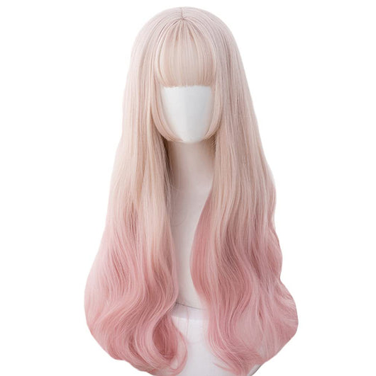 Peluca de Cabello Largo Rizado con Degradado Natural - Image 12